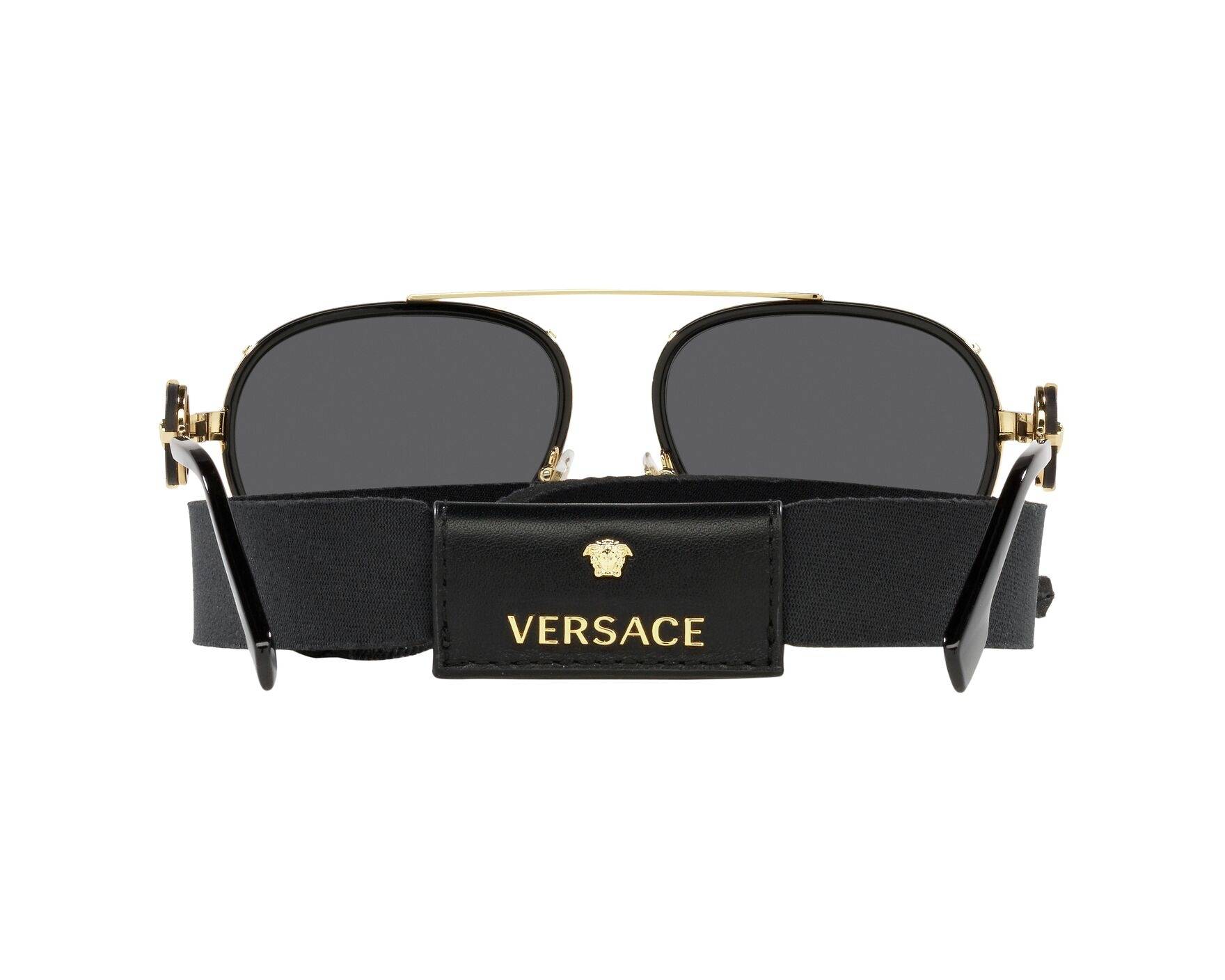 Versace VE2232 143887 61-18 Black  360 degree view 7