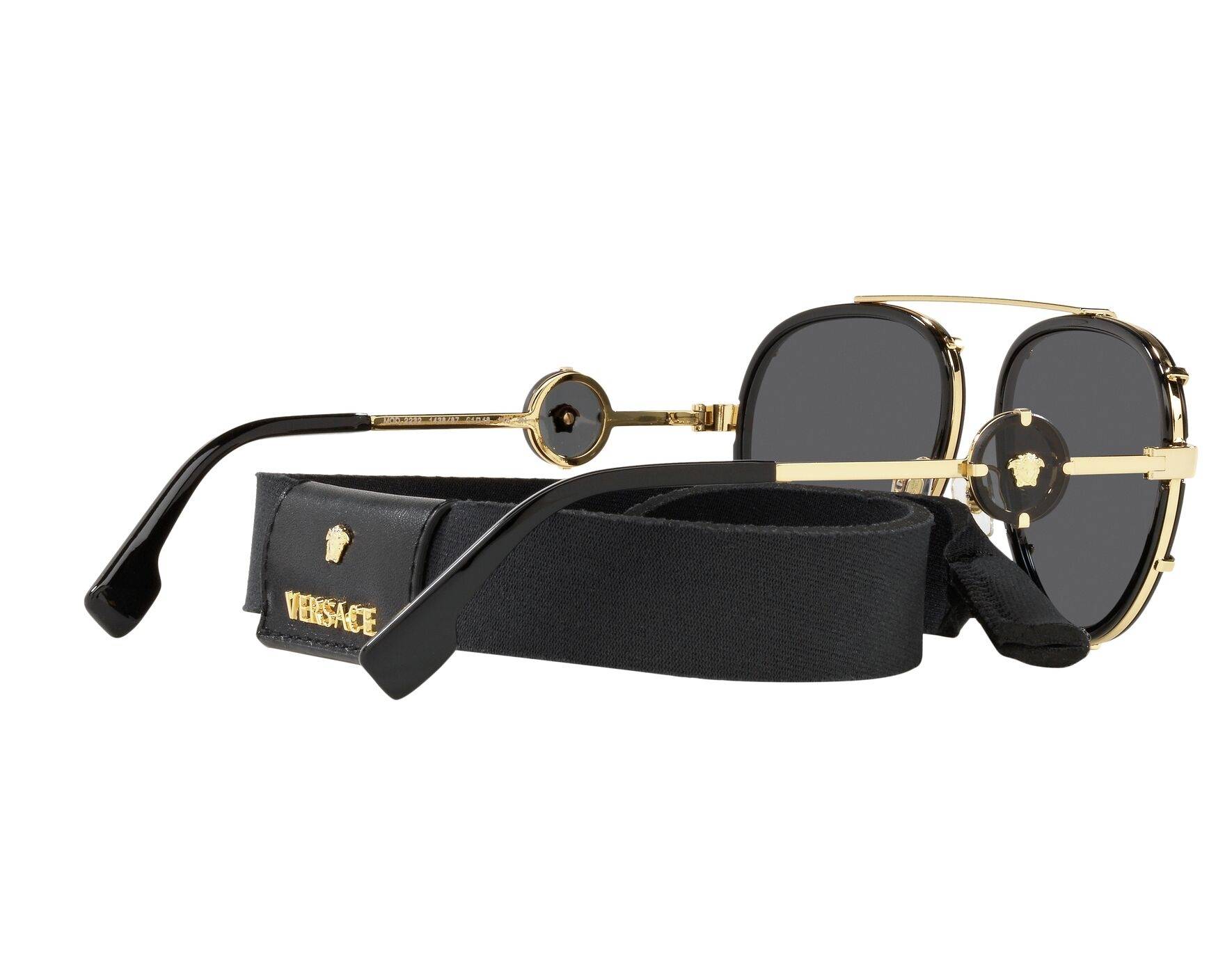 Versace VE2232 143887 61-18 Black  360 degree view 9