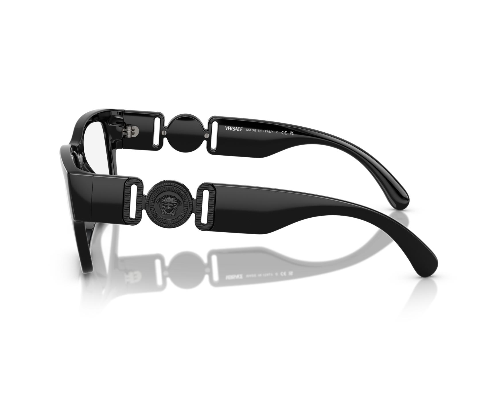 Versace VE3368U 5360 53-17 Negra  360 degree view 1