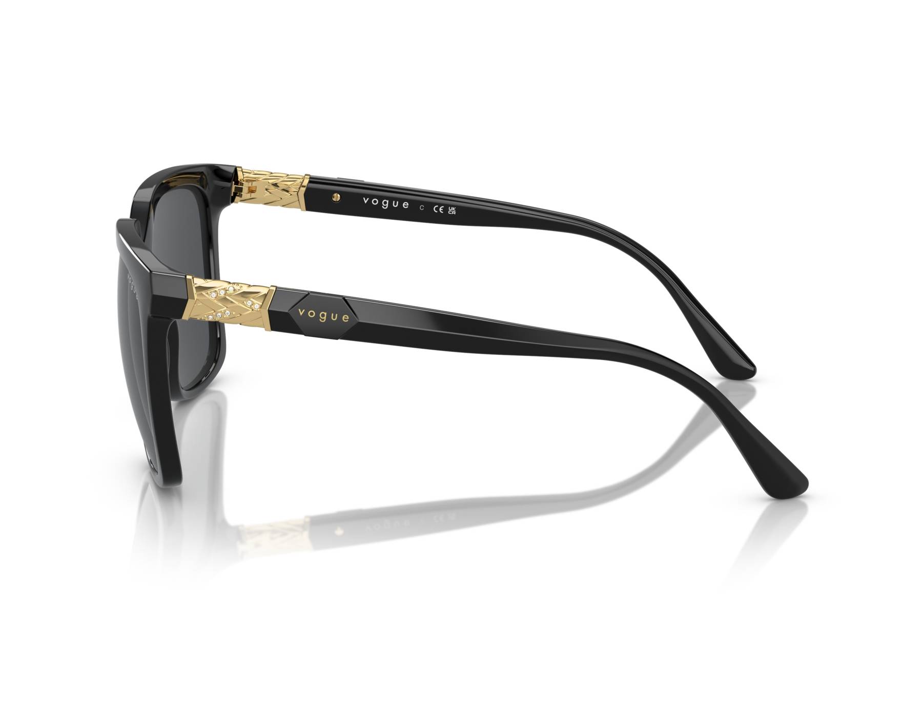 Vogue Eyewear VO5476SB W44/87 54-17 Negra  360 degree view 6