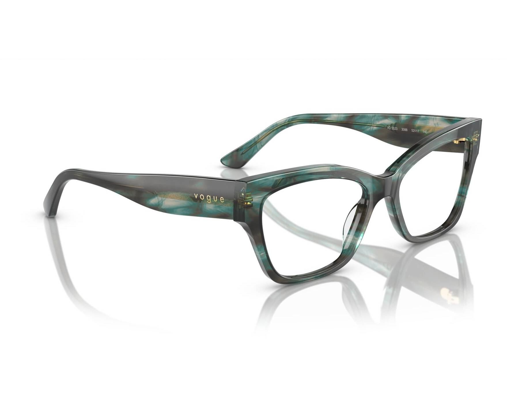 Vogue VO5523 3088 52-17 Green  360 degree view 3