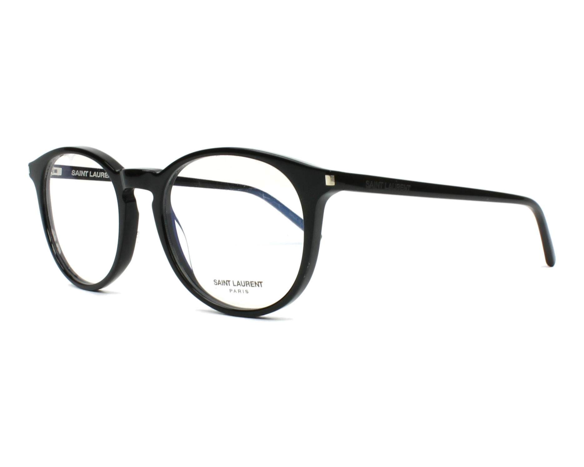 Yves Saint Laurent SL-106 001 50-19 Black  profile view