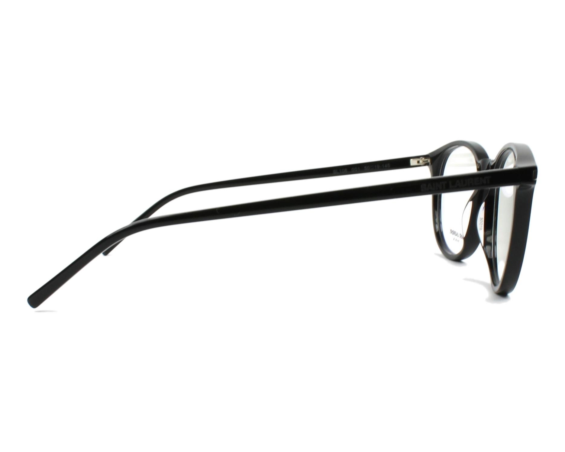 Yves Saint Laurent SL-106 001 50-19 Black  side view