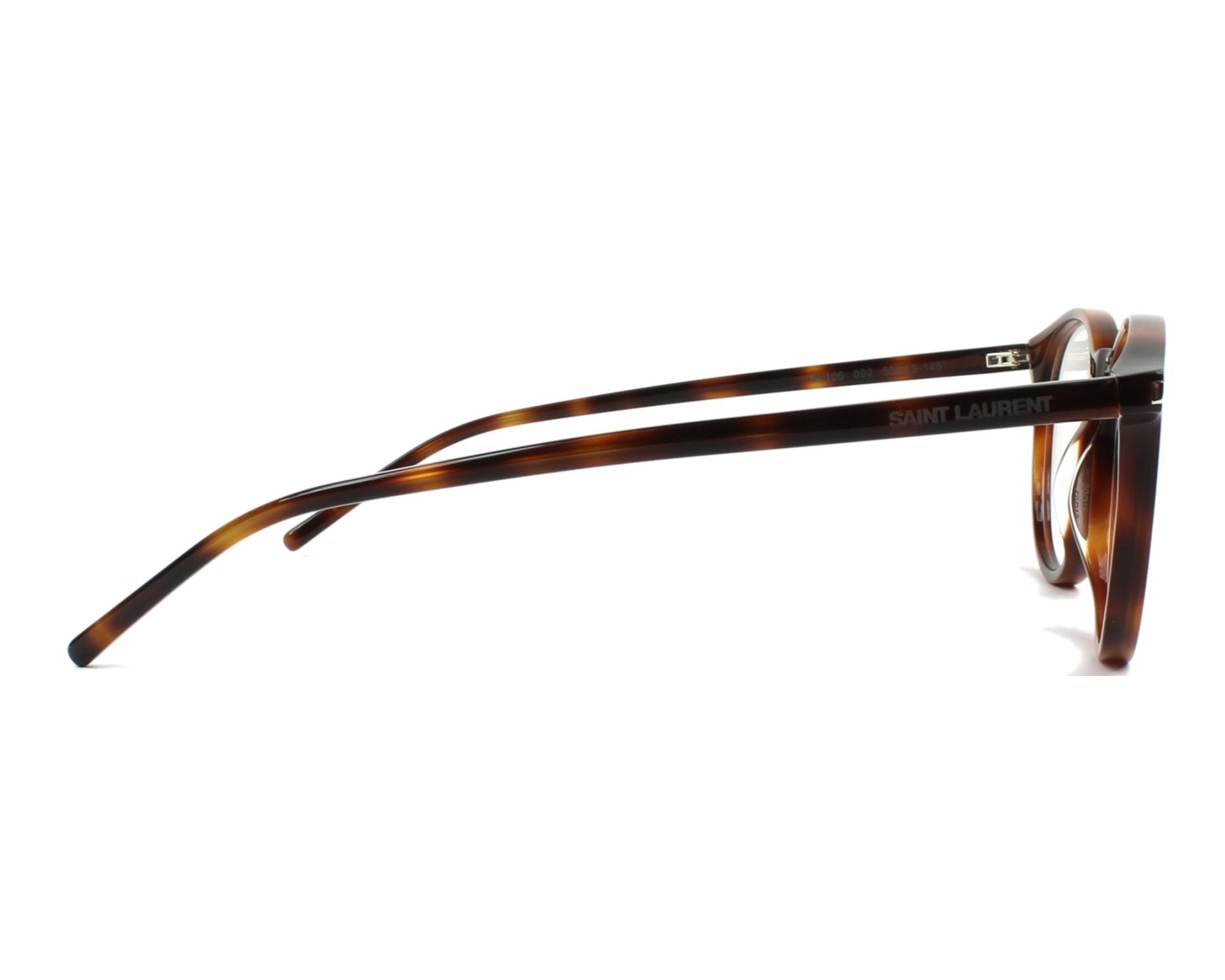 Yves Saint Laurent SL-106 002 50-19 Havana  side view