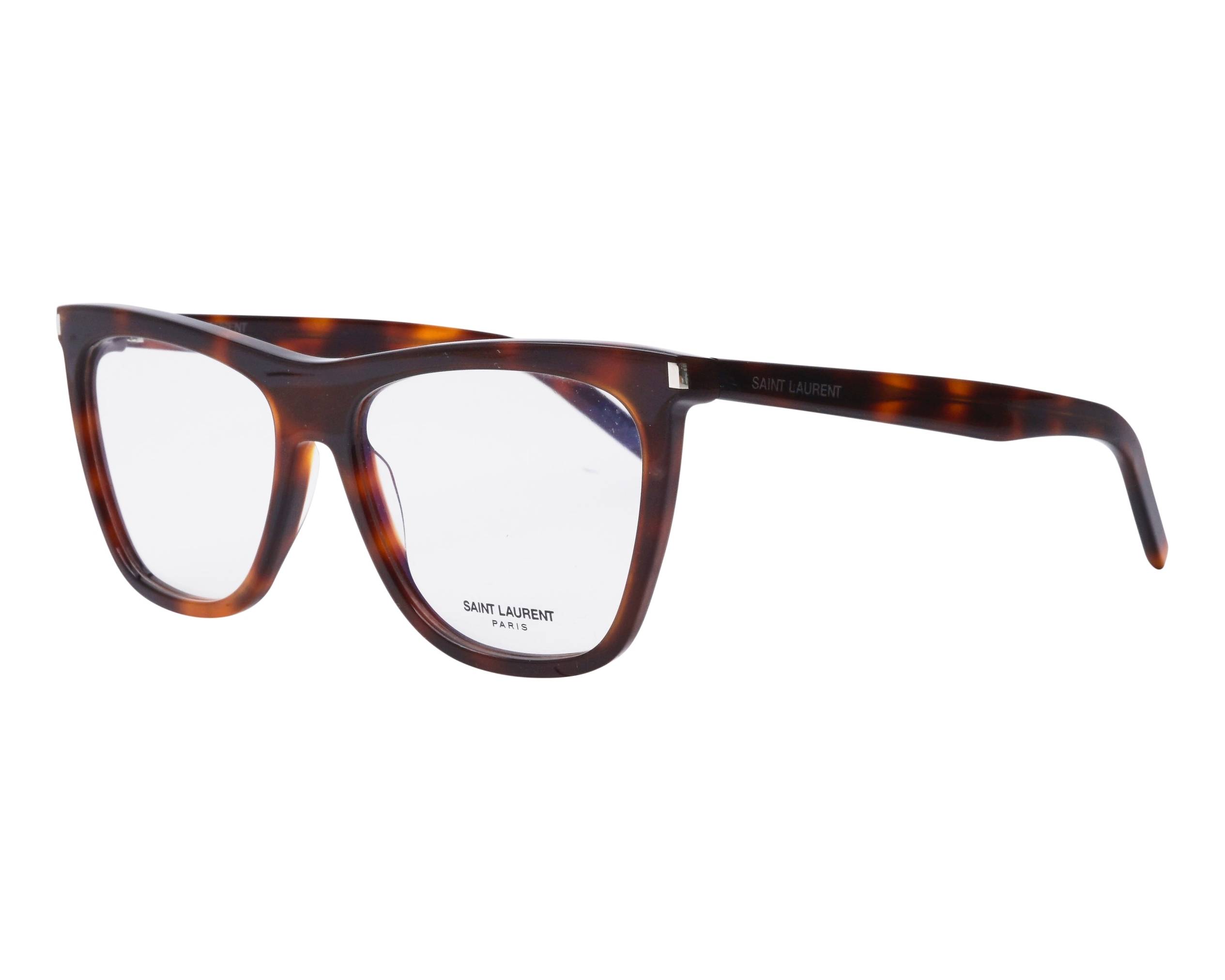 Yves Saint Laurent SL-518 002 56-16 Havana  profile view