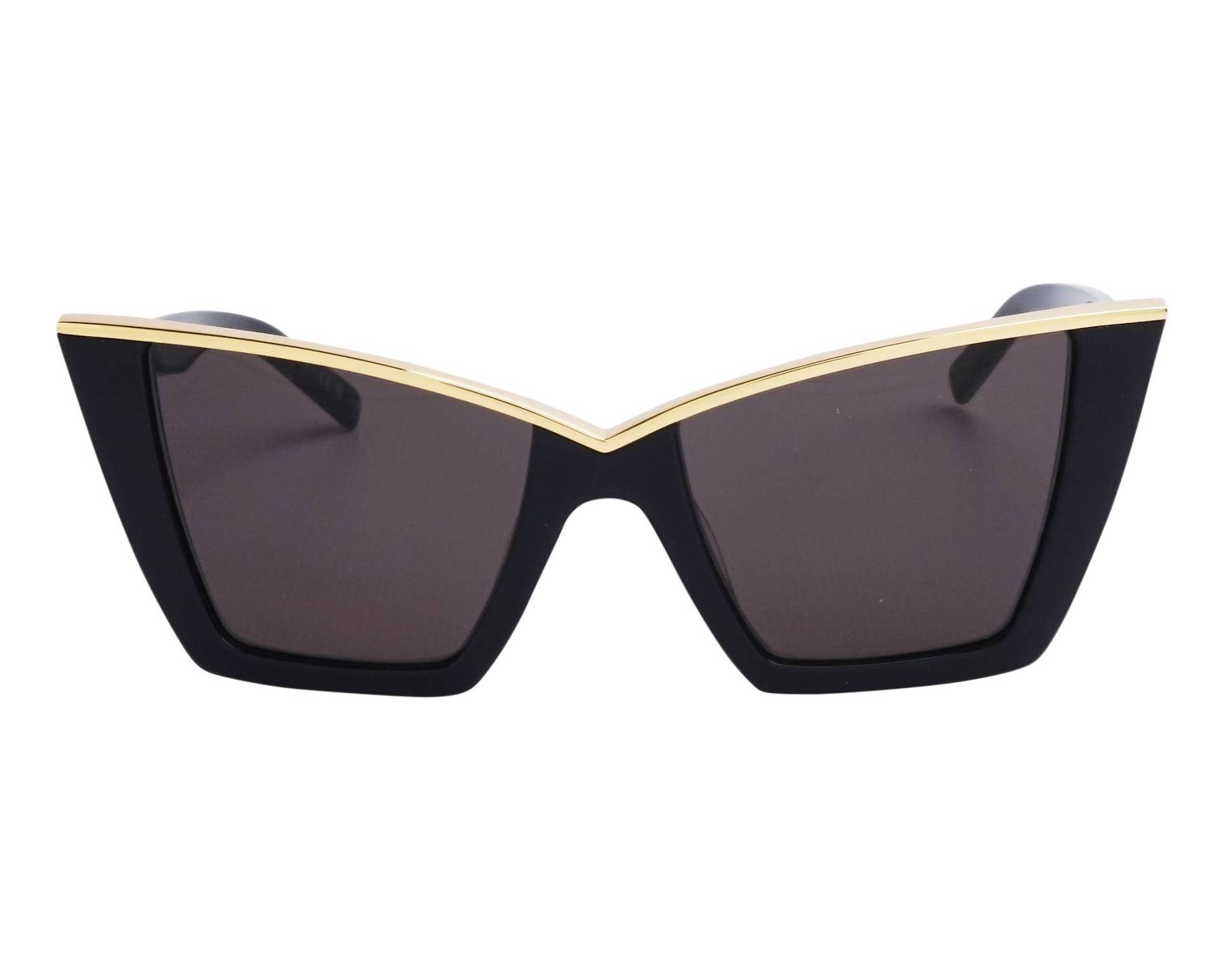 Yves Saint Laurent SL-570 001 54-17 Black  front view