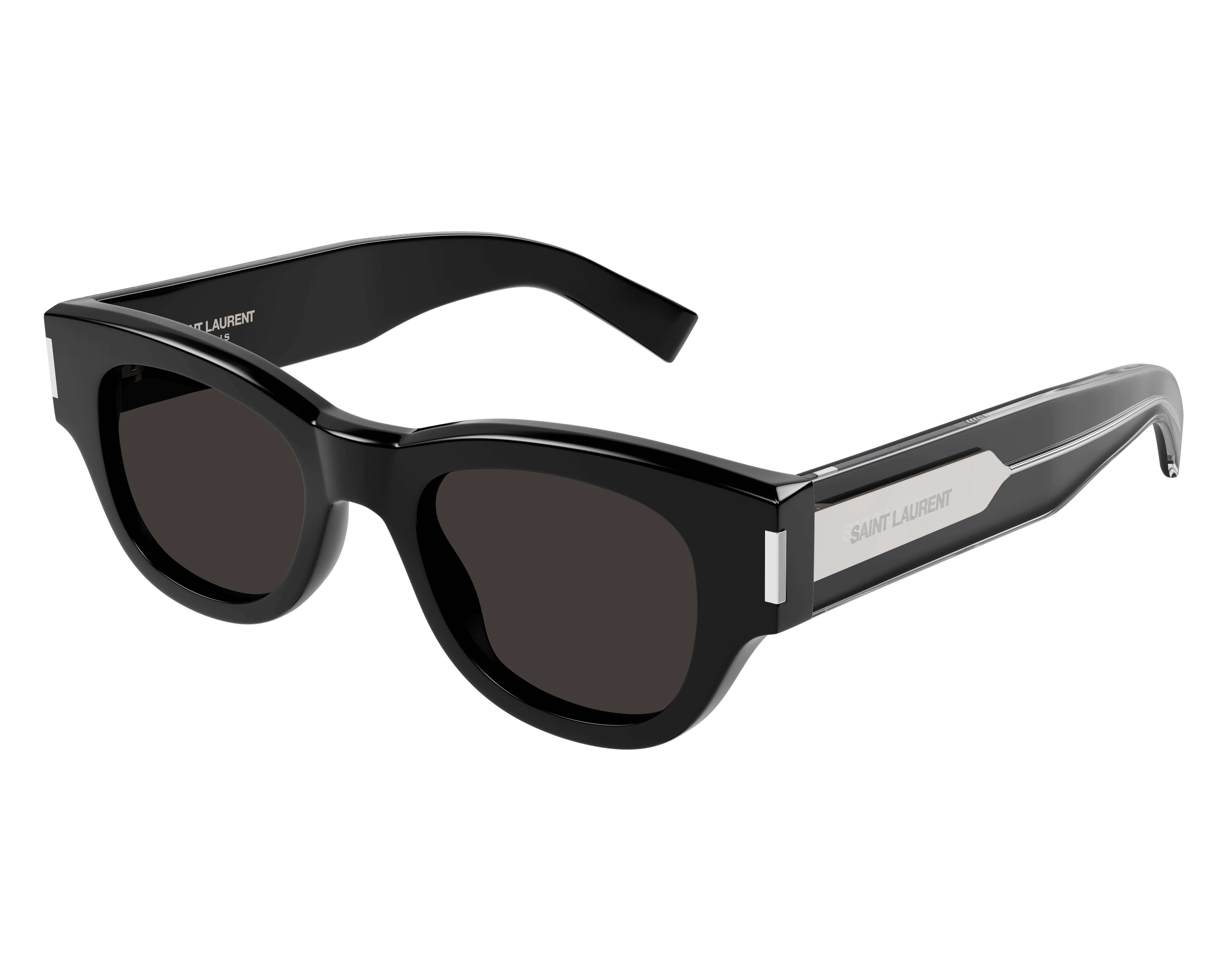 トップス 5351 BLACK STUDS LONG SL V-N 3 Yves Saint Laurent SL-573 001: Buy Online | Visionet