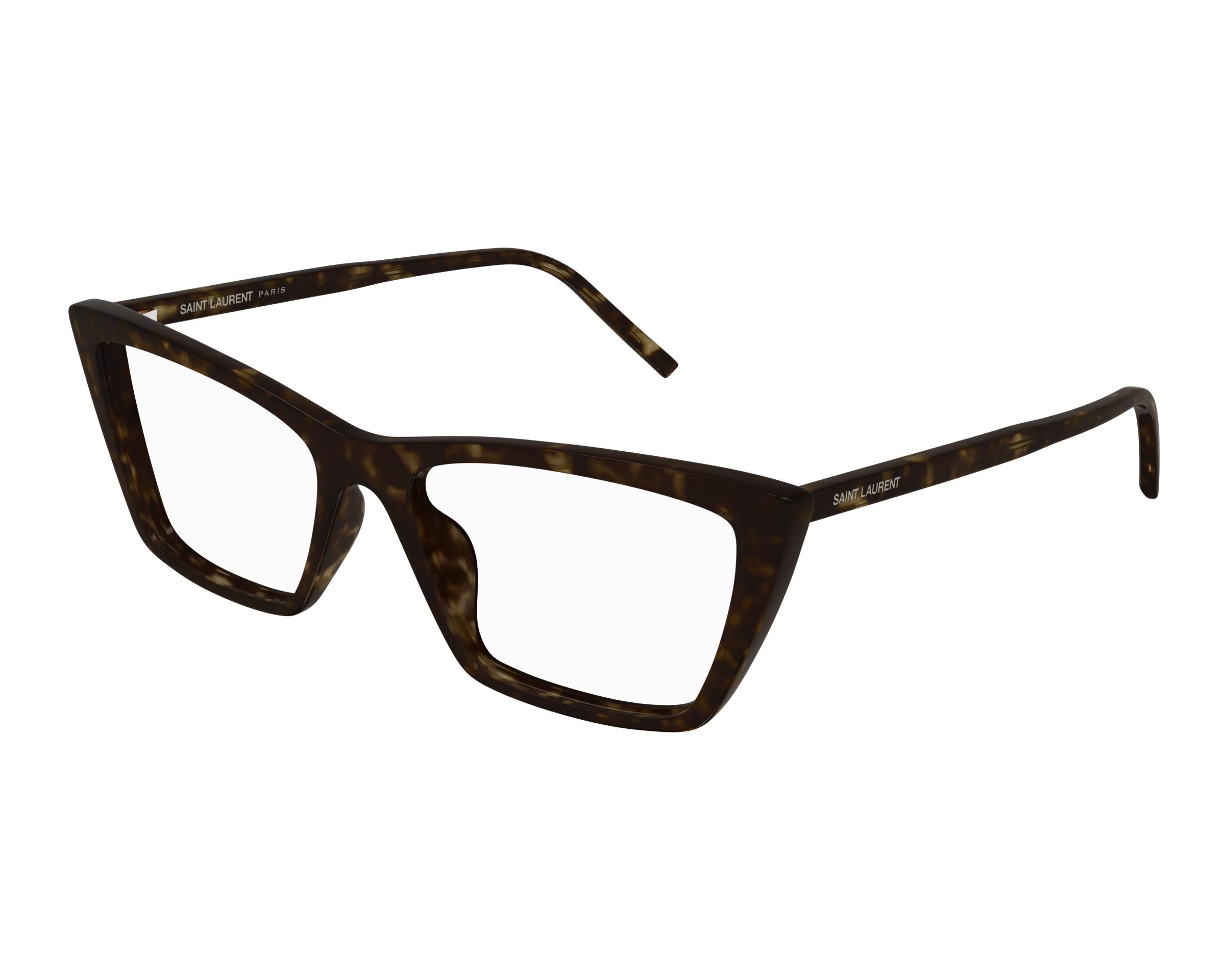 Yves Saint Laurent SL-737-MICA-THIN-OPT 002 54-16 Havana  profile view