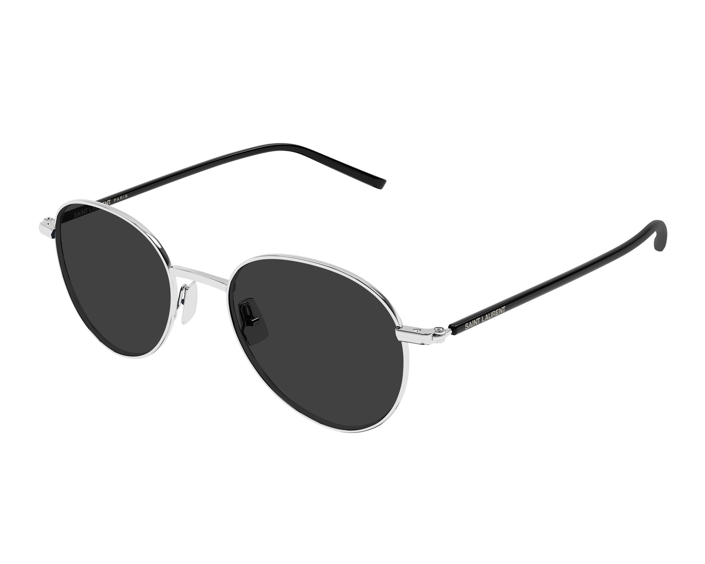 Yves Saint Laurent SL-865 002 50-19 Silver  profile view