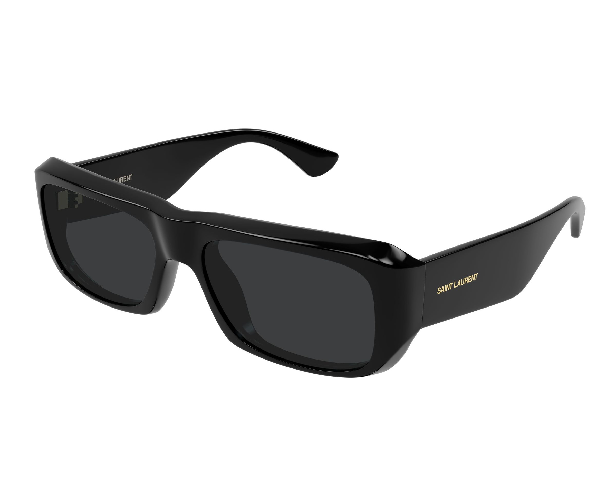 Yves Saint Laurent SL-869 001 57-17 Black  profile view
