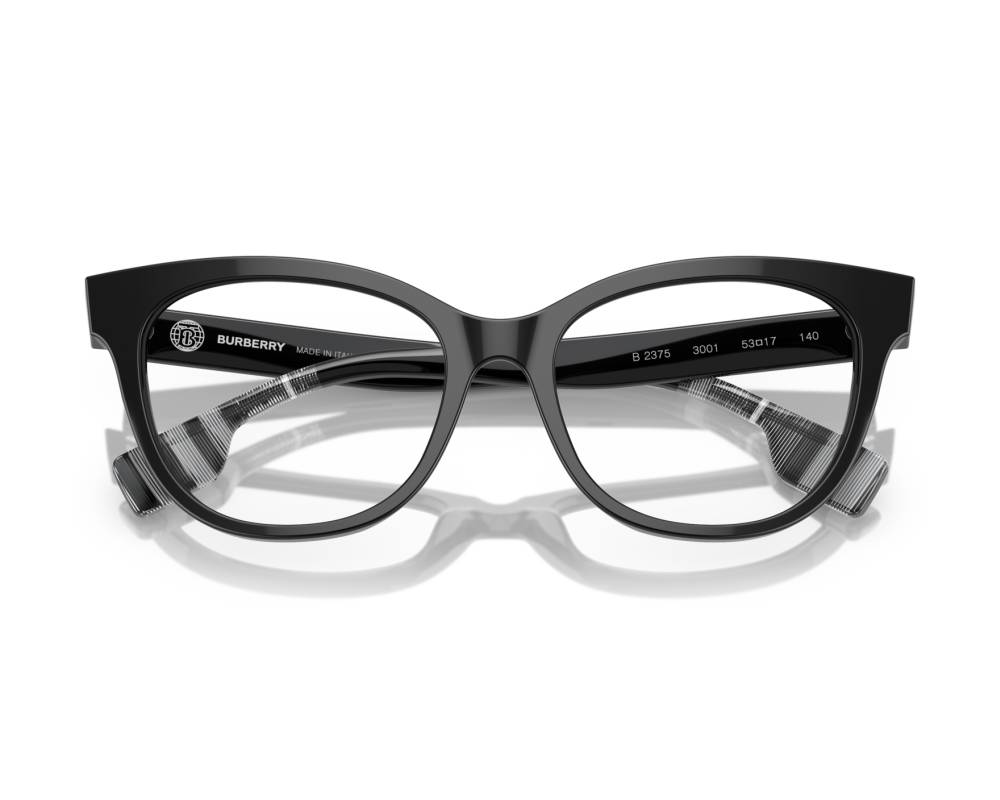 Burberry Burberry BE2375 3001 51-17 Black  360 degree view 4