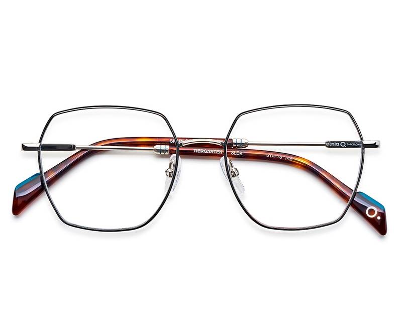 Etnia Barcelona Etnia Barcelona TIERGARTEN SLBK 51-18 Silver Black profile view