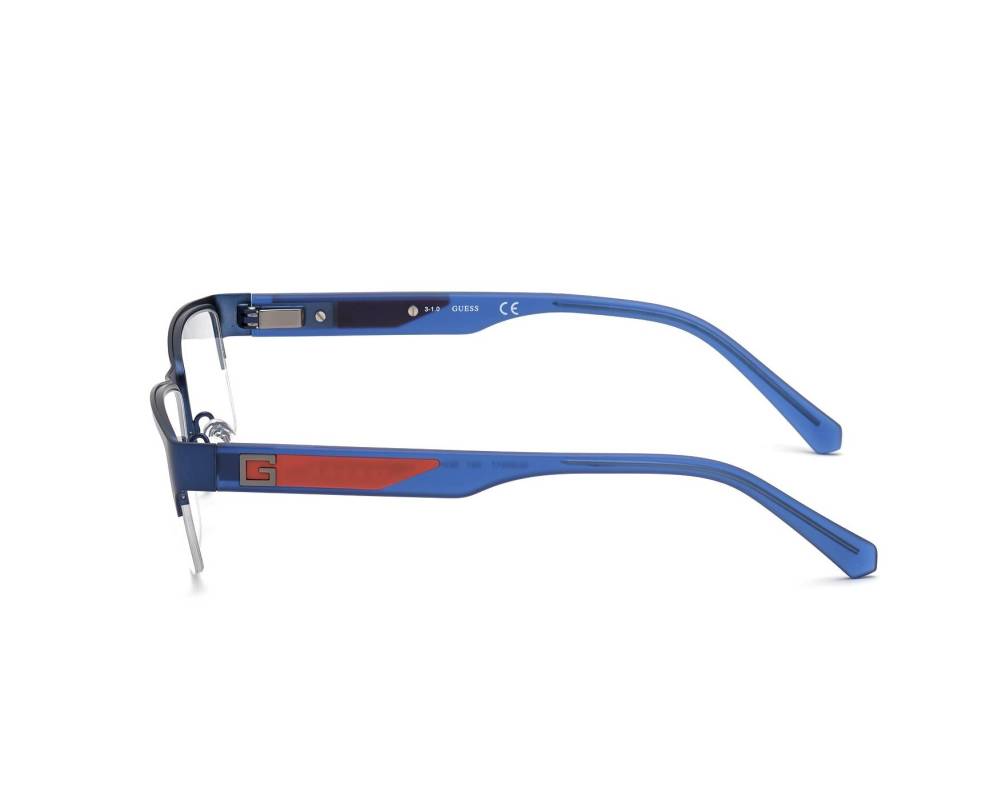 blue guess glasses
