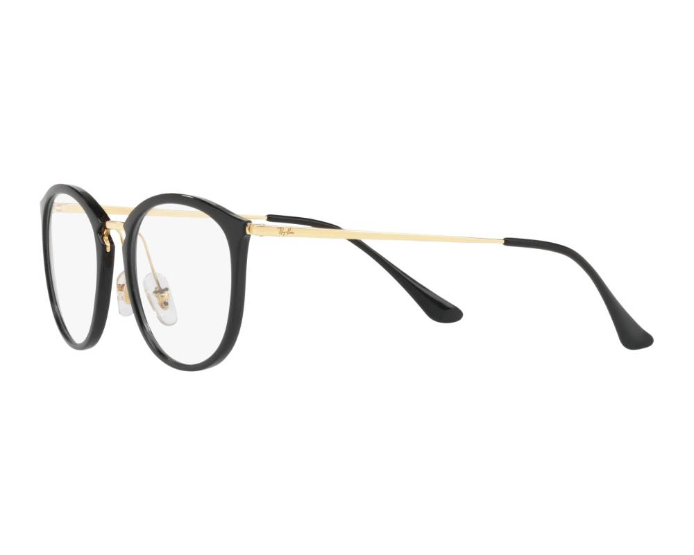 Ray-Ban Ray-Ban RX7140 2000 49-20 Noir  360 degree view 3