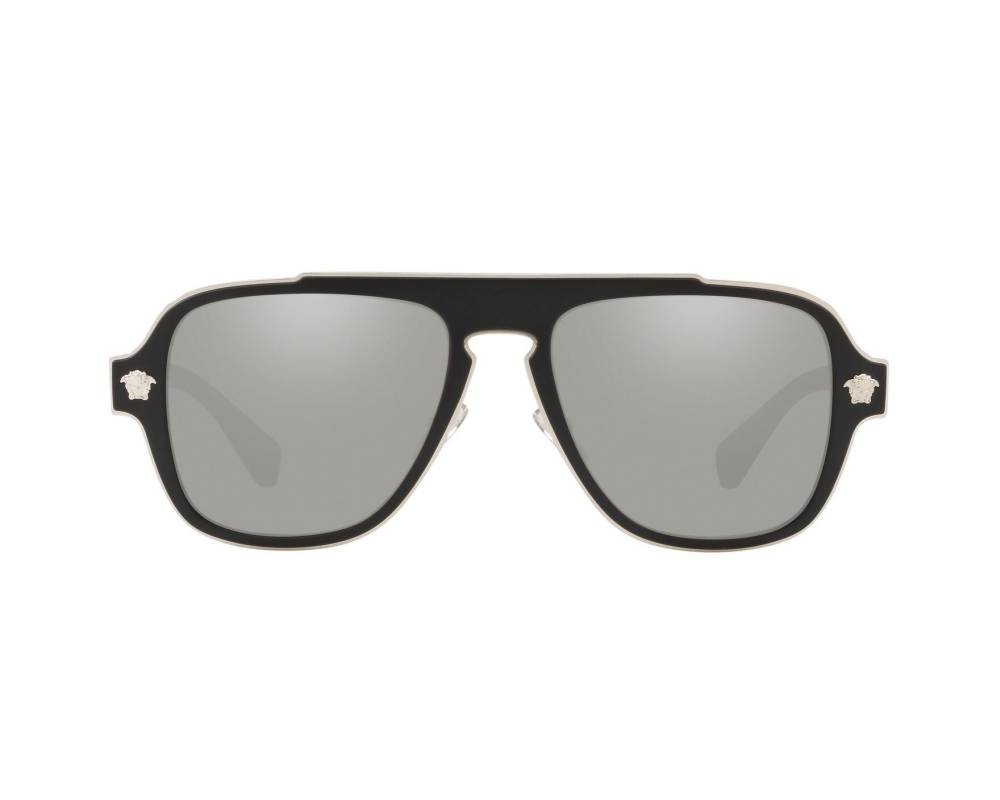 Versace Versace VE-2199 10006G 57-18 Noir Argent 360 degree view 1