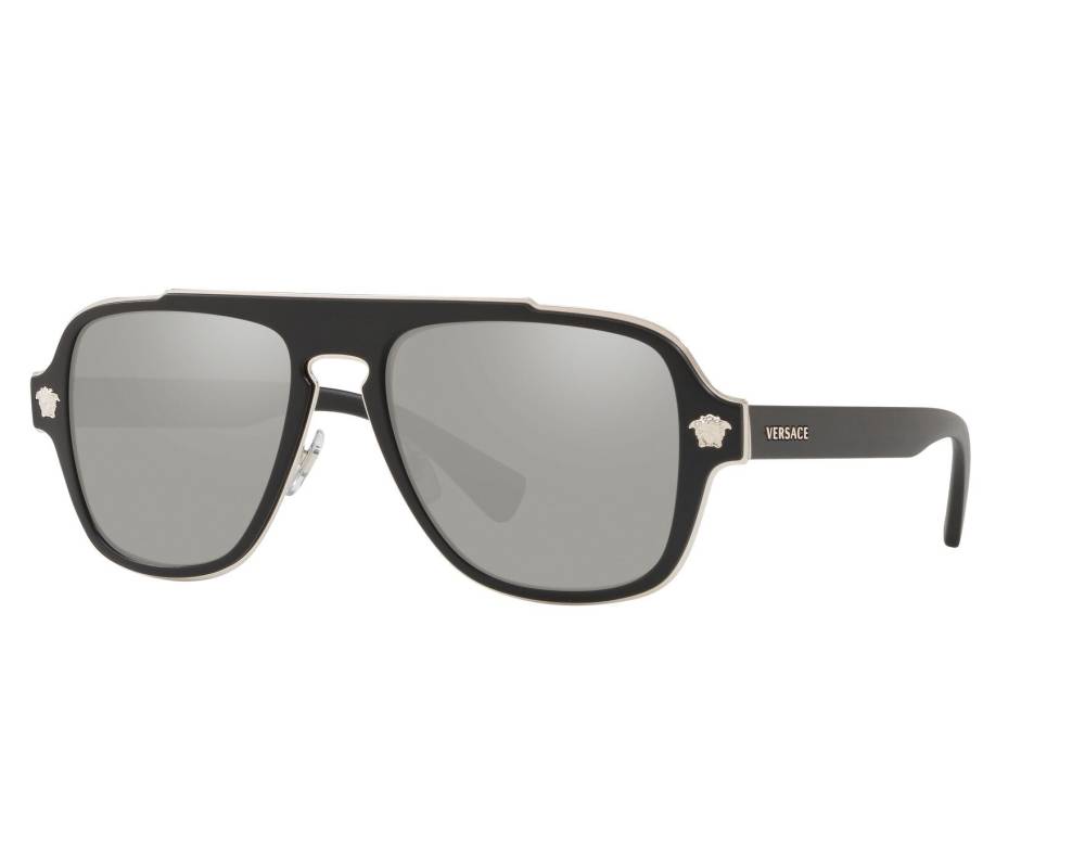 Versace Versace VE-2199 10006G 57-18 Noir Argent 360 degree view 2