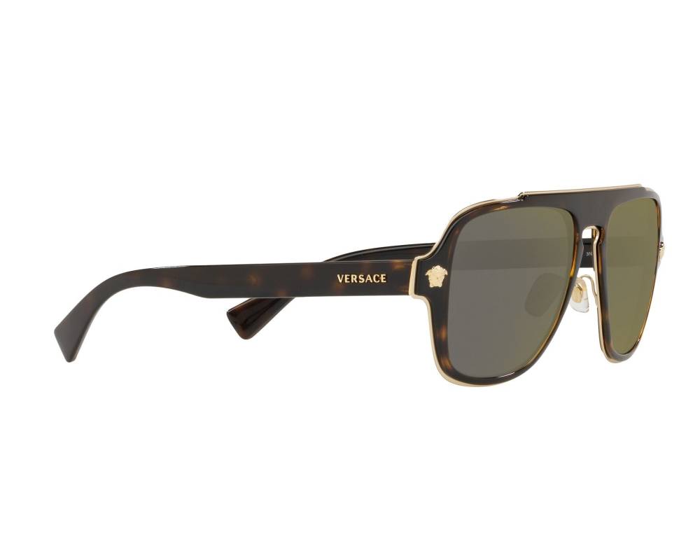 Versace Versace VE-2199 12524T 57-18 Havane Or 360 degree view 11
