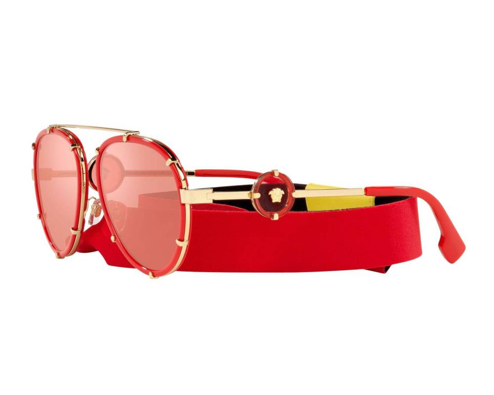 red versace sunglasses