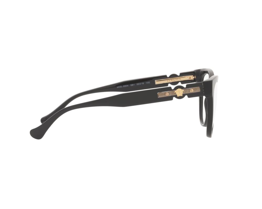 Versace Versace VE3304 GB1 53-18 Noir  360 degree view 11